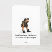 Funny Sister Quote Gezegde - Ik glimlach omdat ... Kaart (Achterkant)