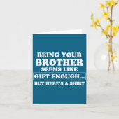 Funny Sister Sarcastic Sibling Humor Quote From Br Kaart (Gele Bloem)