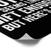 Funny Sister Sarcastic Sibling Humor Quote From Br Poster (Hoek)