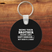 Funny Sister Sarcastic Sibling Humor Quote From Br Sleutelhanger (Voorkant)