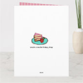 Funny Sister Verjaardag Kaart (Achterkant)