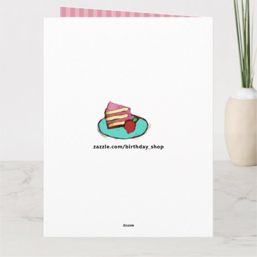 Funny Sister Verjaardag Kaart (Achterkant)