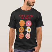 Funny Six Pack T-Shirt (Voorkant)