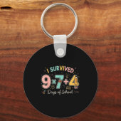 Funny Six Seven 67 Days Of School Meme Math Teache Sleutelhanger (Voorkant)