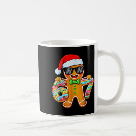 Funny Six Seven 67 Gingerbread Christmas Boys Xmas Koffiemok (Rechts)