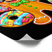 Funny Six Seven 67 Gingerbread Christmas Boys Xmas Poster (Hoek)