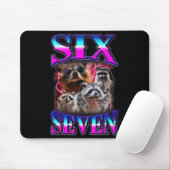 Funny Six Seven 67 Meme 67 Racoon Meme Bootleg Gra Muismat (Met muis)