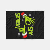 Funny Six Seven 67 Meme 6 7 Christmas Elf Hand Boy Fleece Deken (Voorkant (Horizontaal))