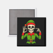 Funny Six Seven 67 Meme 6 7 Christmas Elf Hand Boy Magneet (Voorkant / Achterkant)