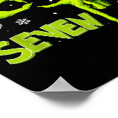 Funny Six Seven 67 Meme 6 7 Christmas Elf Hand Boy Poster (Hoek)