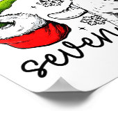 Funny Six Seven 67 Meme 6 7 Christmas Elf Hand Boy Poster (Hoek)