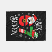 Funny Six Seven 67 Meme 6 7 Elf Santa Christmas Pa Fleece Deken (Voorkant (Horizontaal))