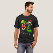 Funny Six Seven 67 Meme 6 7 Santa Christmas Brainr T-shirt (Voorkant volledig)