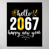 Funny Six Seven 67 Meme Happy New Year Poster (Voorkant)