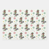 Funny Six Seven 67 Meme Retro Xmas Humor Christmas Inpakpapier Vel (Voorkant 2)