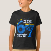 Funny Six Seven 67 Meme Sarcastic Hanukkah Chanuka T-shirt (Voorkant)