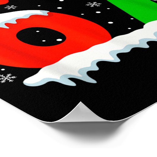 Funny Six Seven 67 Meme Saying 6 7 Elf Christmas T Poster (Hoek)