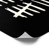 Funny Six Seven 67 Meme Tally Marks 6 7 Numbers  Poster (Hoek)