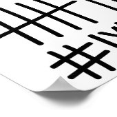 Funny Six Seven 67 Meme Tally Marks If You Know Yo Poster (Hoek)