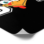 Funny Six Seven 67 Turkey Face Thanksgiving Matchi Poster (Hoek)