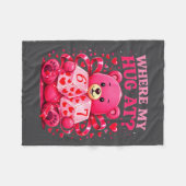Funny Six Seven 67 Valentine Meme Where My Hug At Fleece Deken (Voorkant (Horizontaal))