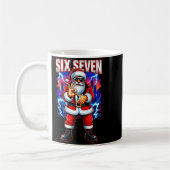 Funny Six Seven 6 7 Meme 67 Santa Christmas Men Bo Koffiemok (Links)