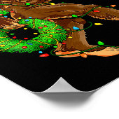 Funny Six Seven 6 7 Meme Bigfoot Christmas Shirts  Poster (Hoek)