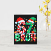 Funny Six Seven 6 7 Meme Christmas Family Xmas San Kaart (Gele Bloem)