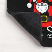 Funny Six Seven 6 7 Meme Christmas Santa Elf Numbe Muismat (Hoek)