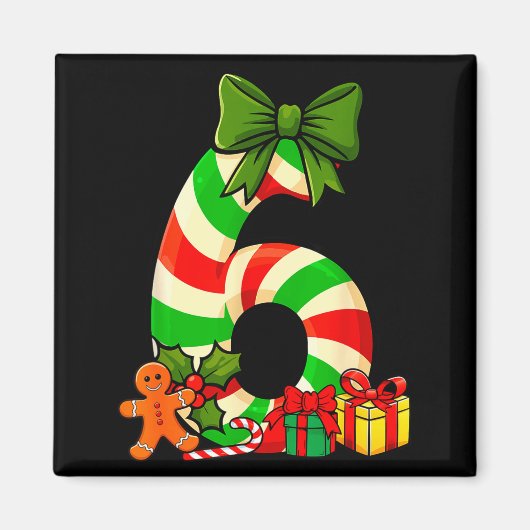 Funny Six Seven 6 7 Meme Couple Christmas For Men  Magneet (Voorkant)