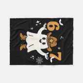 Funny Six Seven 6 7 Meme Cowboy Ghost Halloween Co Fleece Deken (Voorkant (Horizontaal))