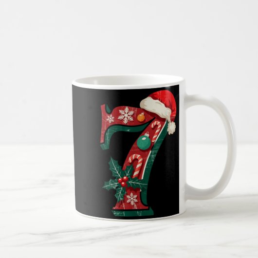 Funny Six Seven 6 7 Meme Design Couples Christmas Koffiemok (Rechts)