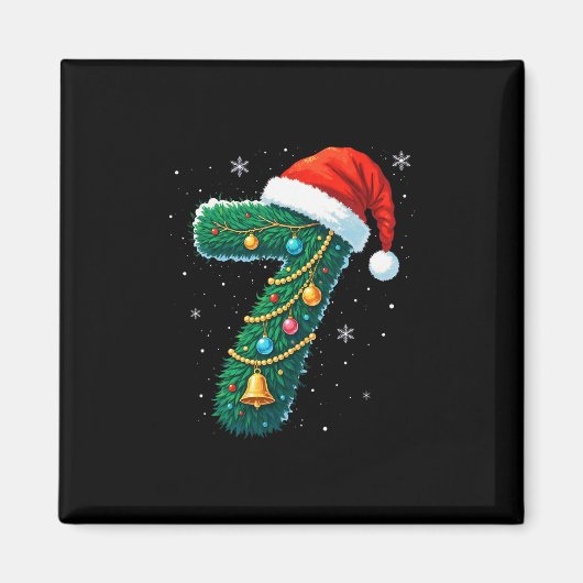 Funny Six Seven 6 7 Meme Design Couples Christmas  Magneet (Voorkant)
