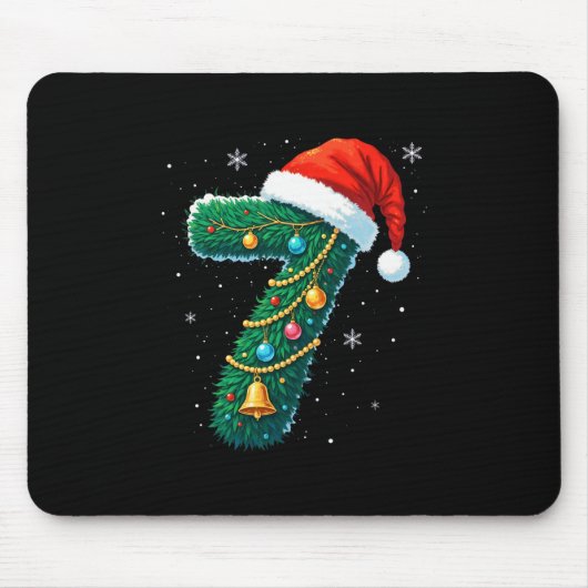 Funny Six Seven 6 7 Meme Design Couples Christmas Muismat (Voorkant)