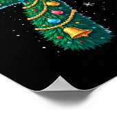 Funny Six Seven 6 7 Meme Design Couples Christmas  Poster (Hoek)