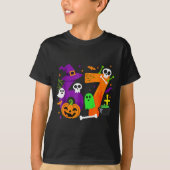 Funny Six Seven 6 7 Meme Design Couples Halloween  T-shirt (Voorkant)