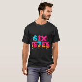 Funny Six Seven 6 7 Meme Design T-shirt (Voorkant volledig)
