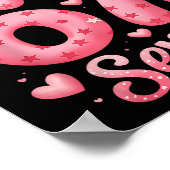 Funny Six Seven 6 7 Meme For Men Women Kids Valent Poster (Hoek)