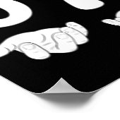 Funny Six Seven 6 7 Meme Gen Alpha Slang 67 Hands Poster (Hoek)