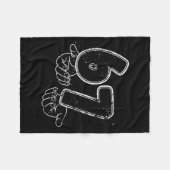 Funny Six Seven 6 7 Meme Gen Alpha Slang 6 7 Hands Fleece Deken (Voorkant (Horizontaal))