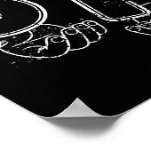 Funny Six Seven 6 7 Meme Gen Alpha Slang 6 7 Hands Poster (Hoek)