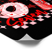 Funny Six Seven 6 7 Meme Men Women Kids Valentine Poster (Hoek)