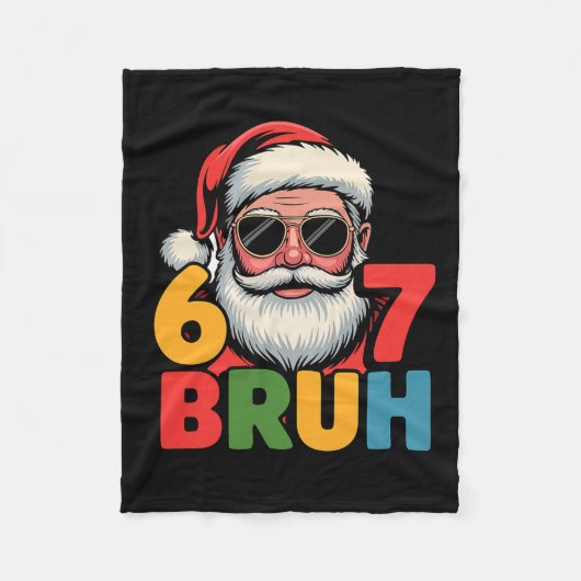 Funny Six Seven 6 7 Meme Santa Christmas Men Boys  Fleece Deken (Voorkant)