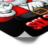 Funny Six Seven 6 7 Meme Santa Christmas Shirt Men Poster (Hoek)