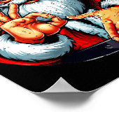 Funny Six Seven 6 7 Meme Santa Christmas Shirt Men Poster (Hoek)