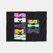 Funny Six Seven 6 7 Meme Teacher Design For Men Wo Fleece Deken (Voorkant (Horizontaal))