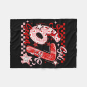 Funny Six Seven 6 7 Meme Valentine Girl  Fleece Deken (Voorkant (Horizontaal))