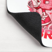 Funny Six Seven Bruh 67 Brainrot Meme Valentine's  Muismat (Hoek)