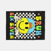 Funny Six Seven Bruh 67 Meme Gen Alpha Slang 6 7 B Fleece Deken (Voorkant (Horizontaal))