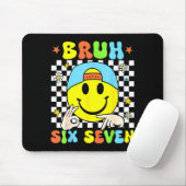 Funny Six Seven Bruh 67 Meme Gen Alpha Slang 6 7 B Muismat (Met muis)